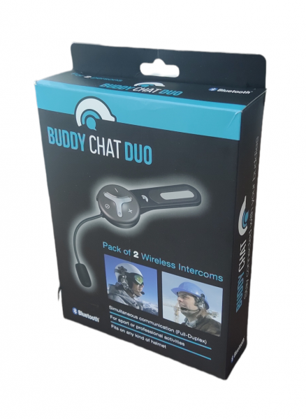 Bluetooth Intercom Buddy Chat Duo - 2 Headsets für 2 Teilnehmer - Kaufen in Österreich